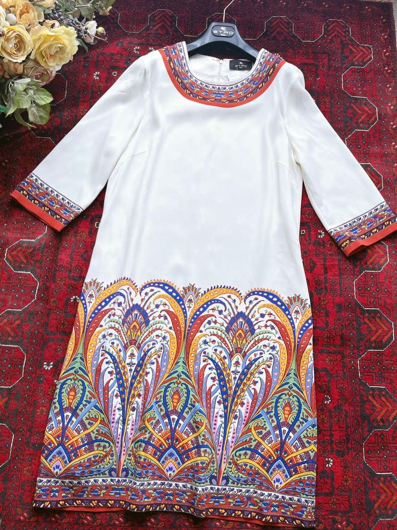 最終値下げ セール☆未使用 24万 ETRO エトロ 洗練 プレシャス ドレス