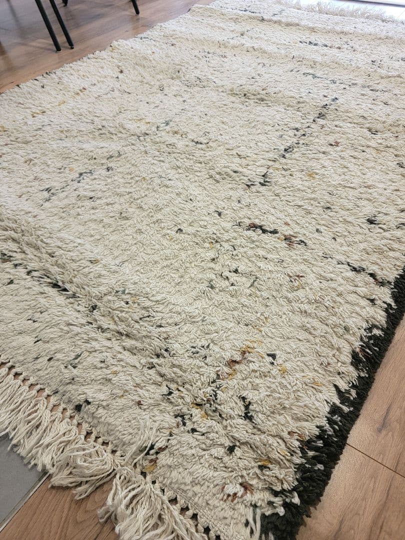 リセノ　BIANCA LINE DOT 135×190　ウィルトン織りラグ