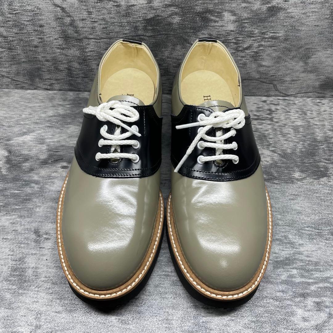 サドルシューズ25cm HARUTA トラディッショナルIVY
