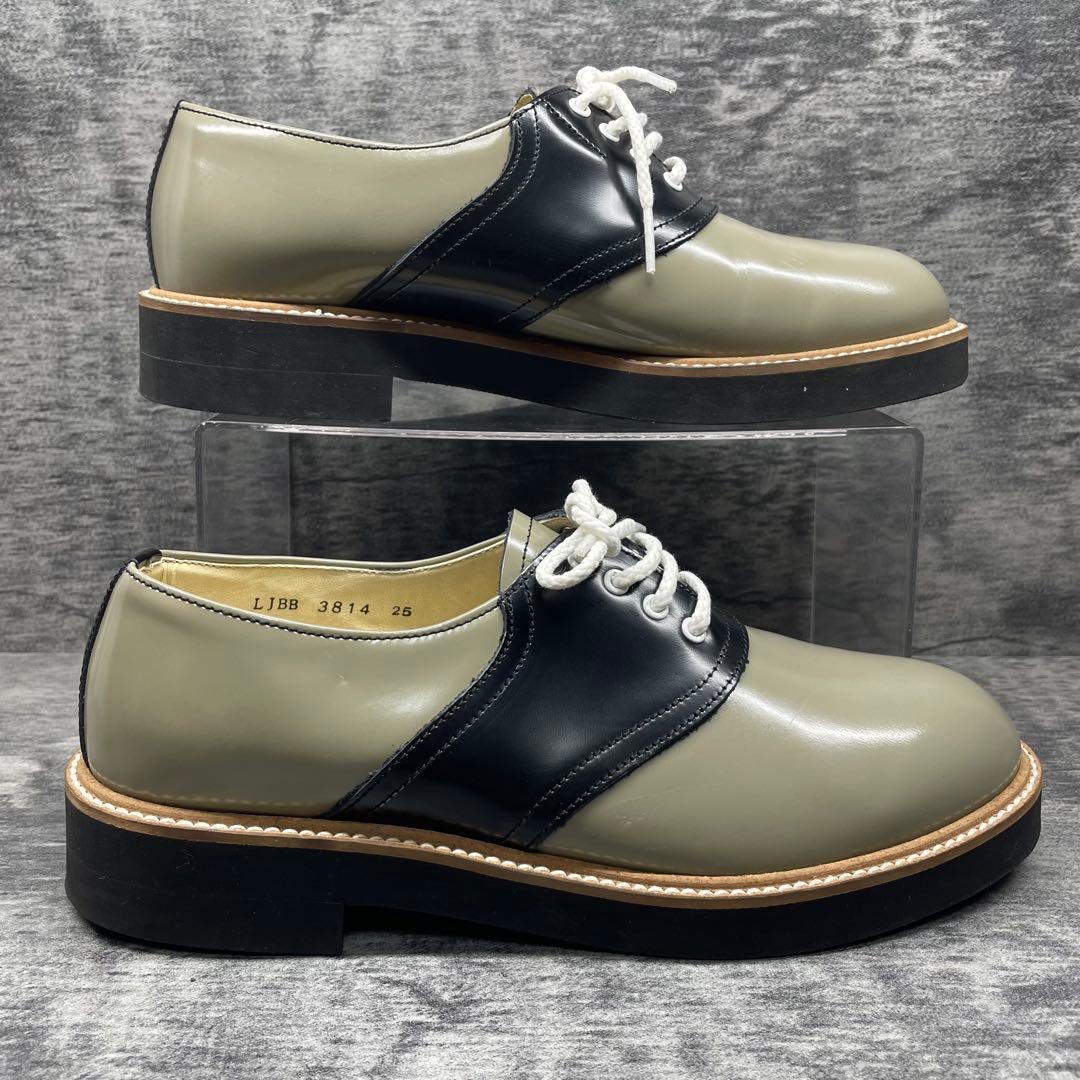 サドルシューズ25cm HARUTA トラディッショナルIVY