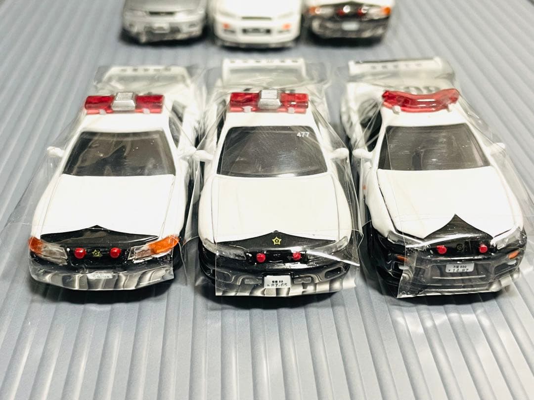 【未使用】スカイライン GTR パトカー仕様ミニカーセット 6台 ニッサン