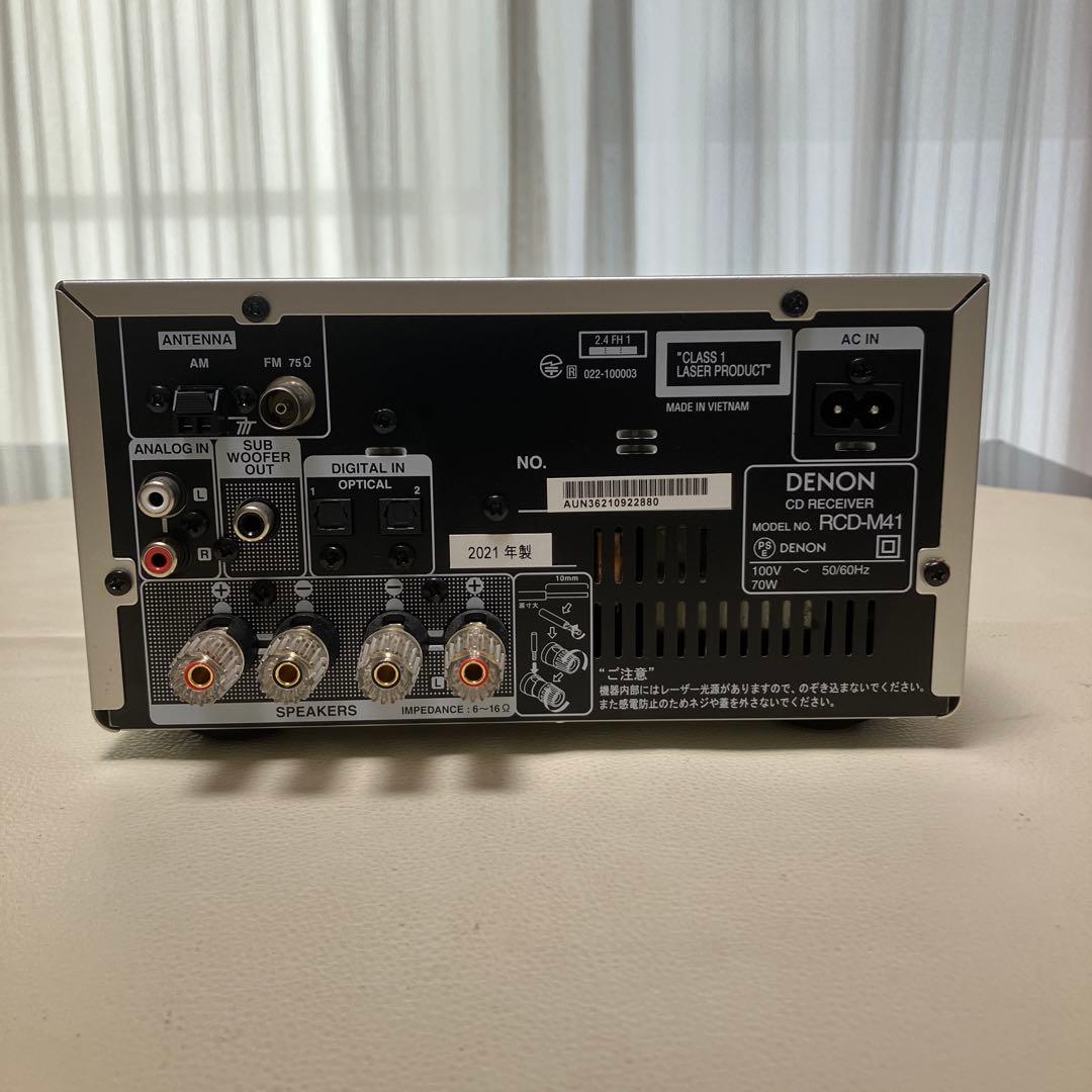 DENON CDレシーバー RCD-M41SP 整備動作品 2021年製