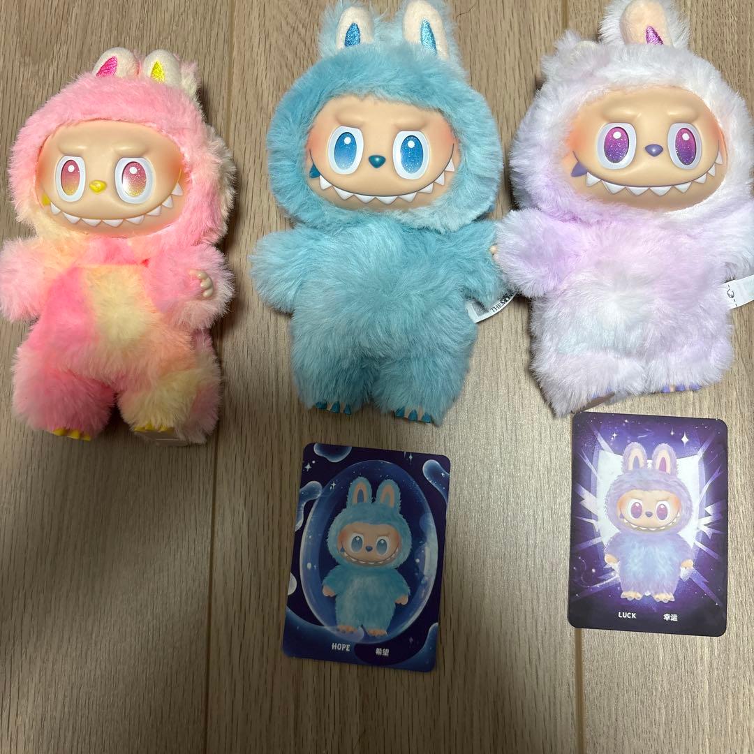 【正規品】ラブブ LABUBU エナジー POPMART(ピンク・青・紫）