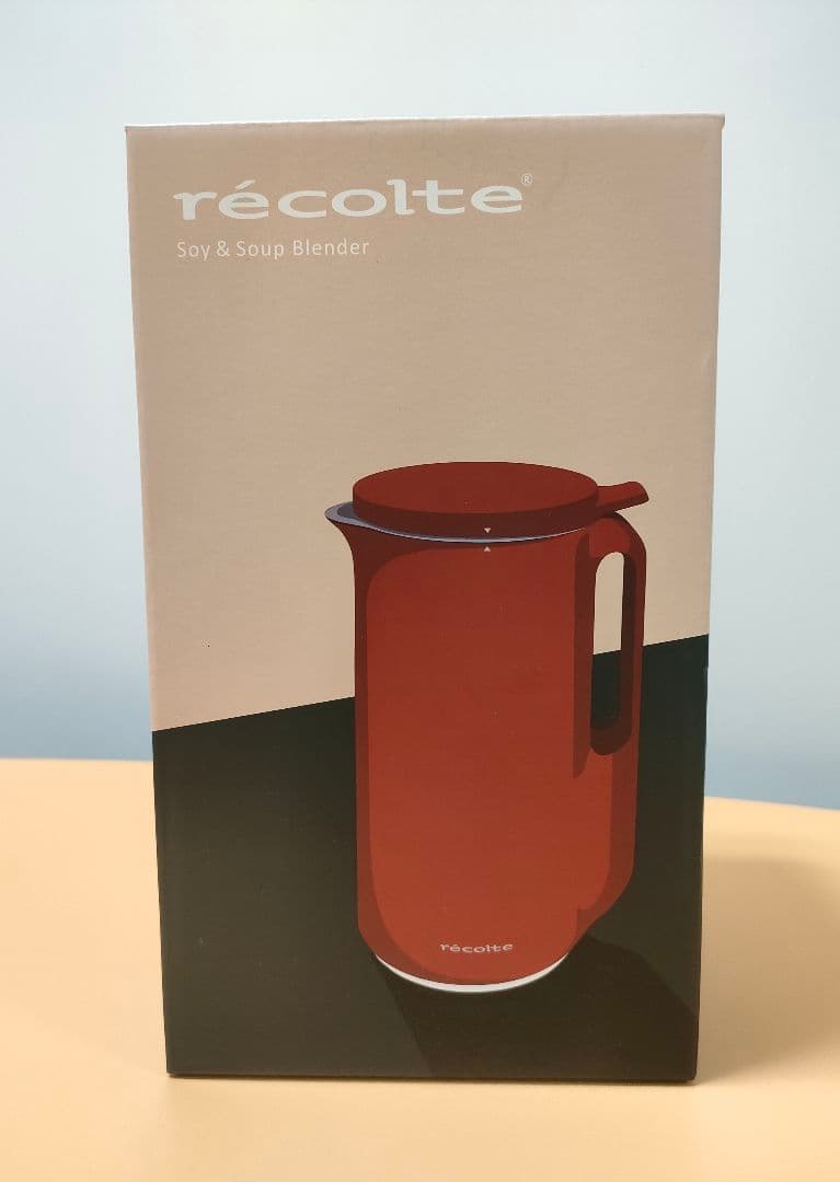 【未使用品】レコルト自動調理ポット　ソイ&スープブレンダー レッド