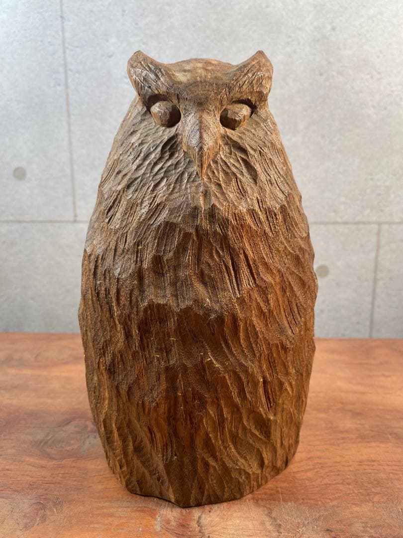 kenbridge さん専用 アイヌ彫刻　アイヌ木彫り　熊　梟三好純男　みよし