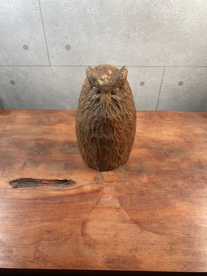 kenbridge さん専用 アイヌ彫刻　アイヌ木彫り　熊　梟三好純男　みよし