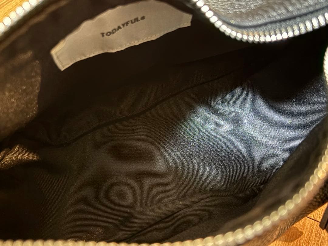 todayful Leather Wrap Bag ブラック