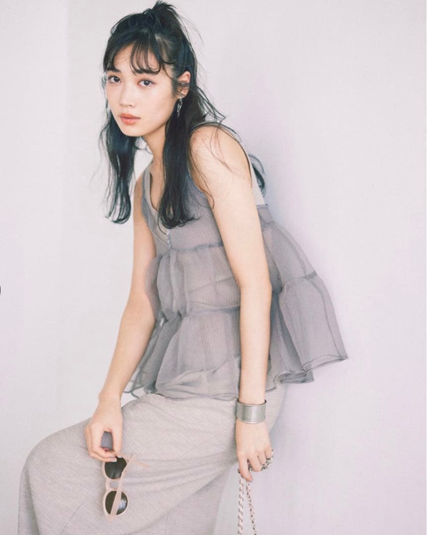 【新品】マイストラーダ　Mystrada オーガンティアードキャミ