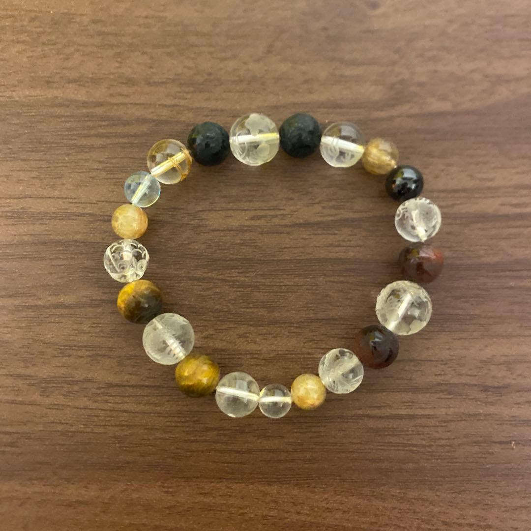 天然石ブレスレット 幸運