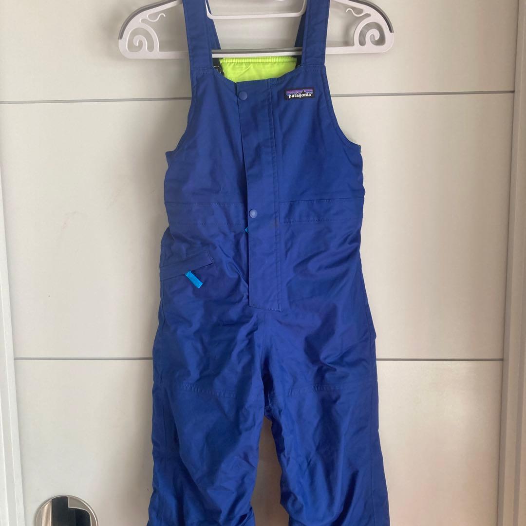 patagonia 子ども用スキーウェア 5T 青