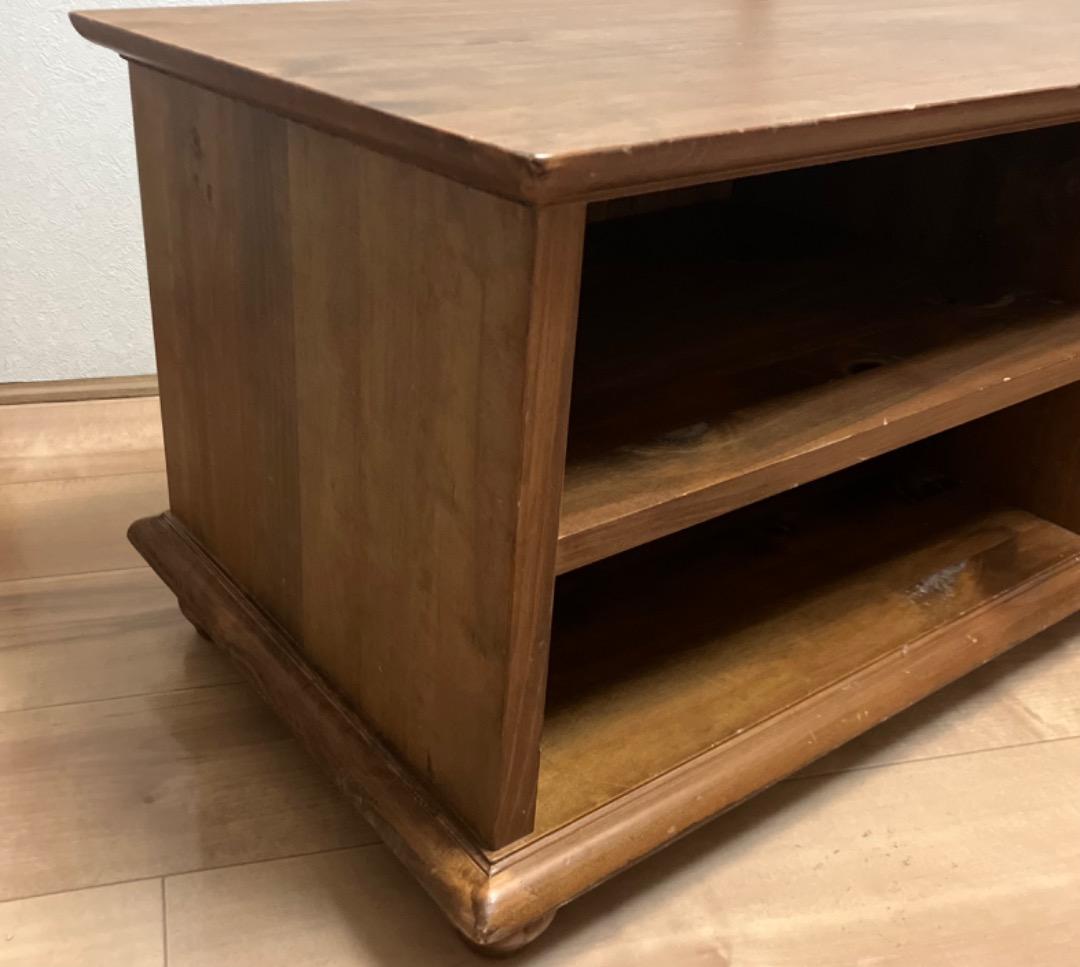 セール❣️ビーカンパニー　木製　テレビ台　テレビボード　アンティーク風　103㎝
