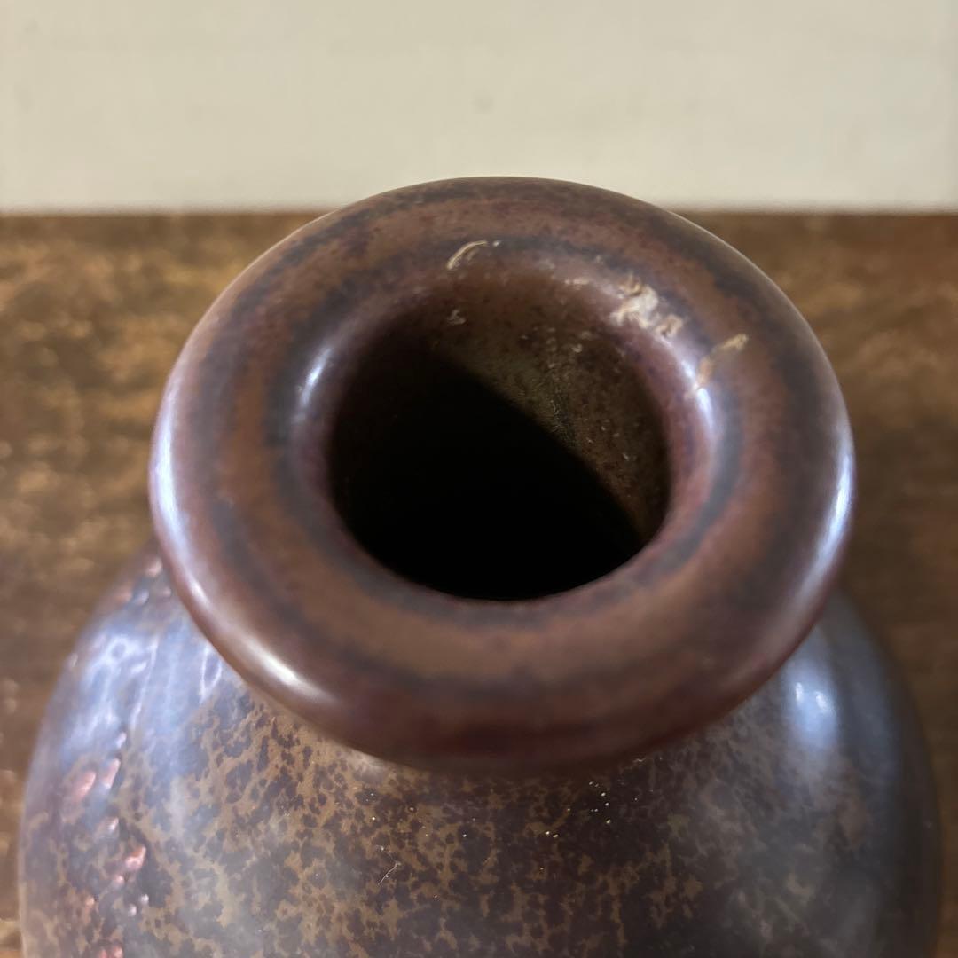 古丹波壺　花入　押し葉　骨董　古道具　アンティーク　花瓶