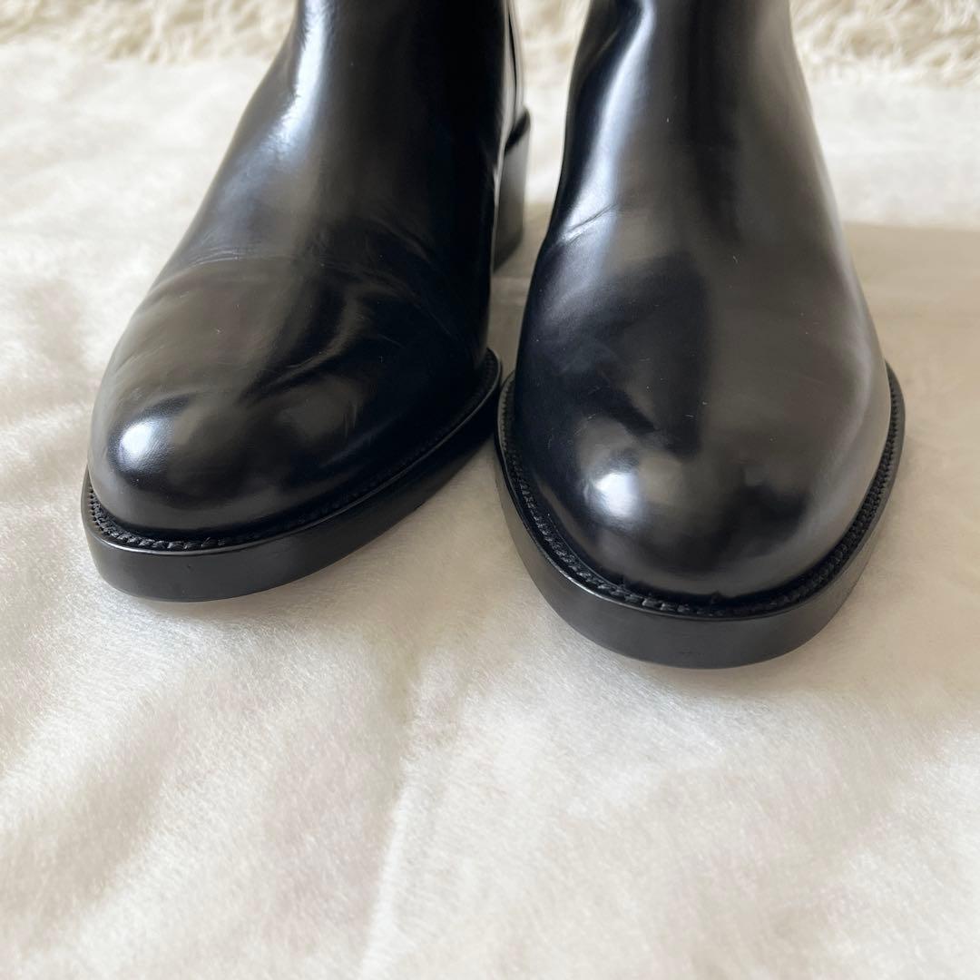 未使用品✨SARTORE サルトル　ロングブーツ　クロスベルト　ブラック　レザー