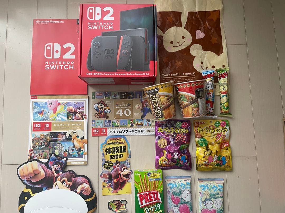 Nintendo スイッチ スイッチ２ 本体 ドンキーコング シール マリオ