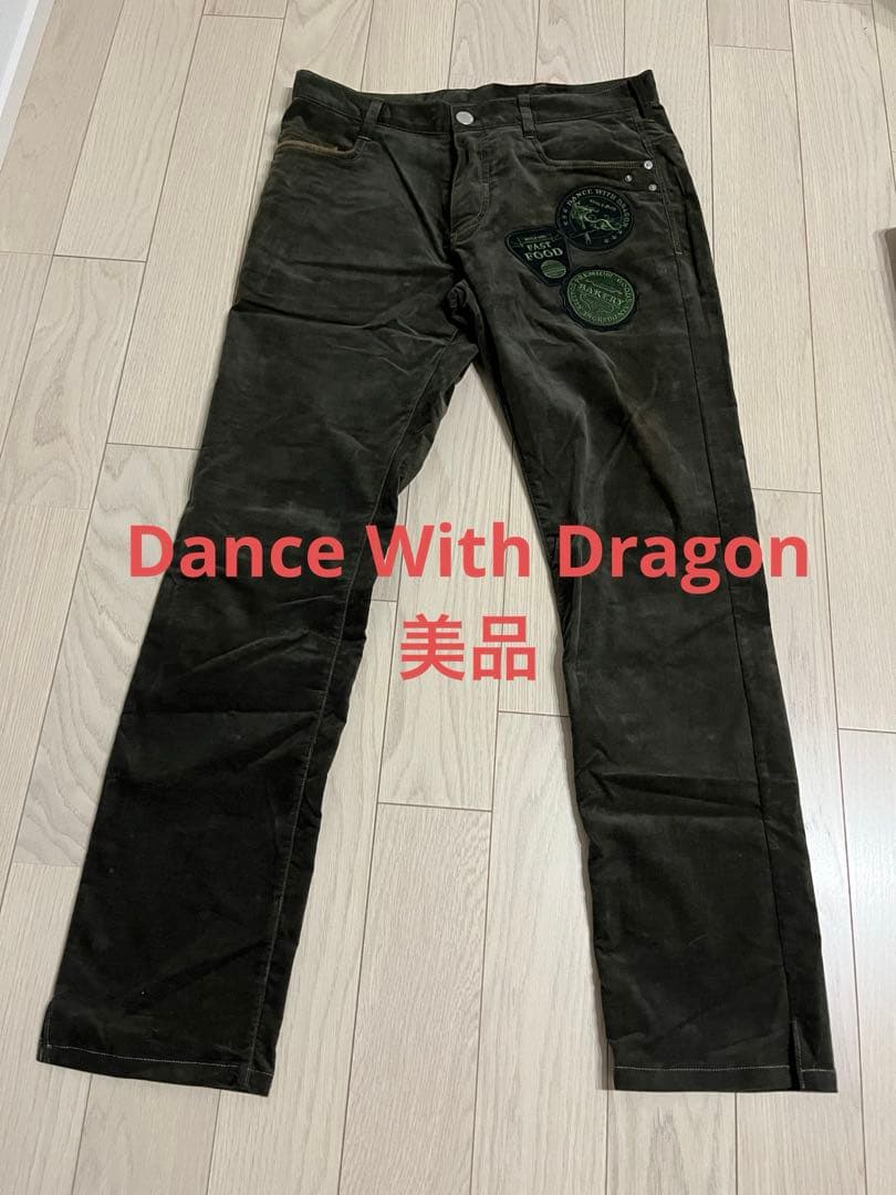 パンツ　美品　新品同様　コーデュロイ　ダンスウィズドラゴン　2 ゴルフウェア