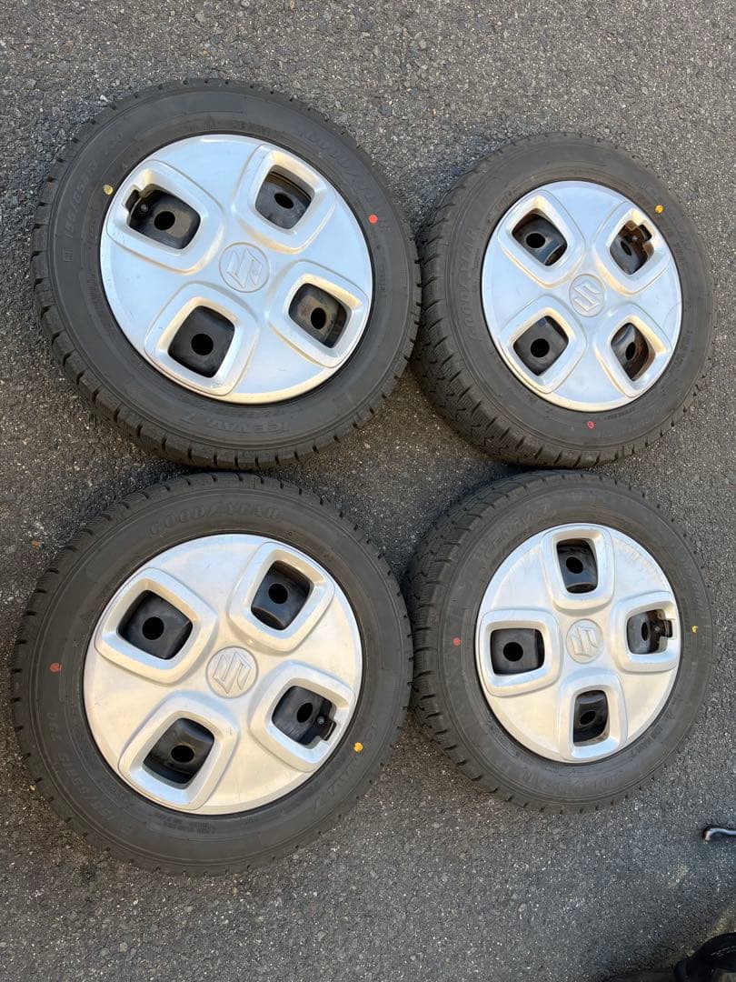 155/65R13 スタッドレスタイヤホイールセット　スペーシア　スズキ