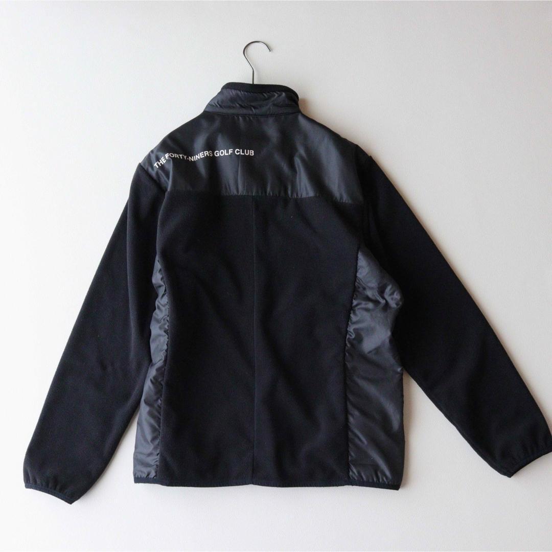 5394【美品】TFW49ジップアップジャケット 切り替えデザイン ブラック