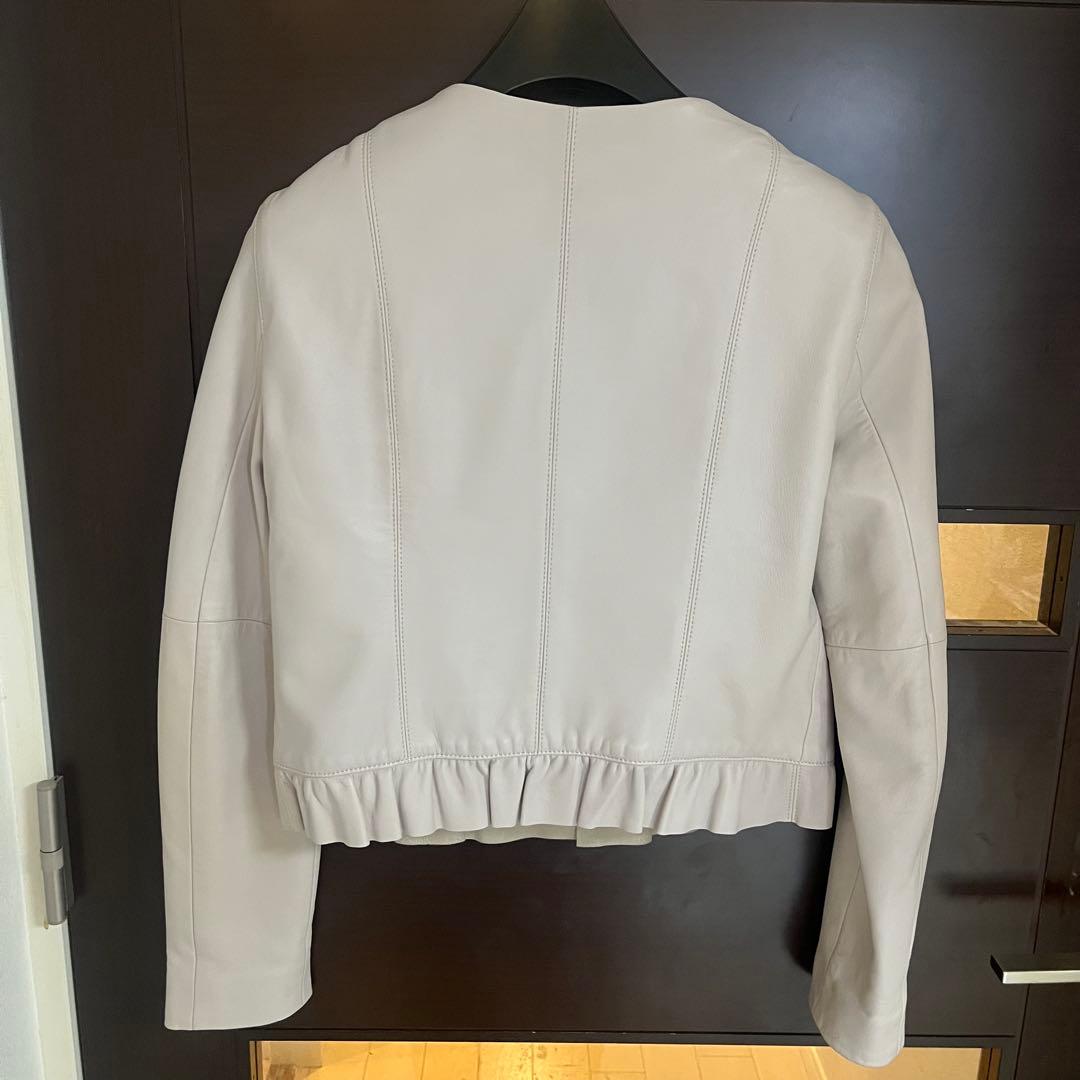 新品☆ ANAYI ラムレザークルー　ジャケット/セオリー、23区、ロペ