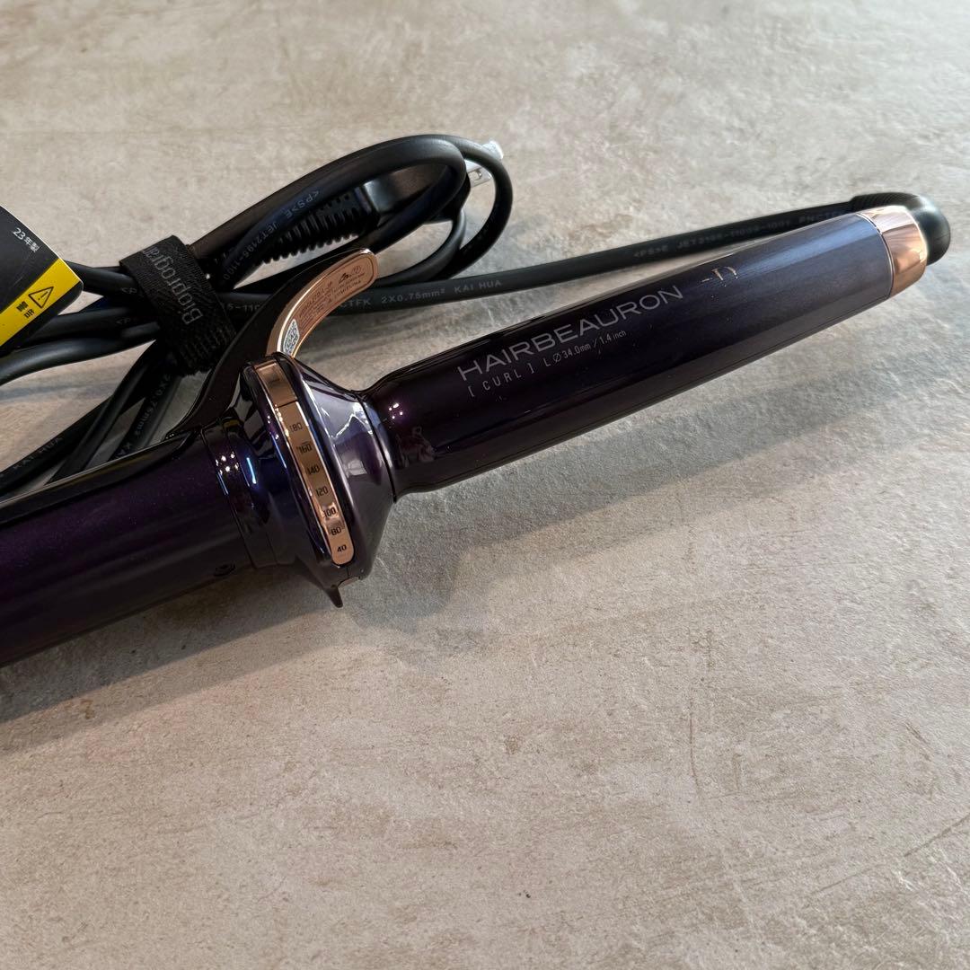 ヘアビューロン 27d カールヘアアイロン 34㎜