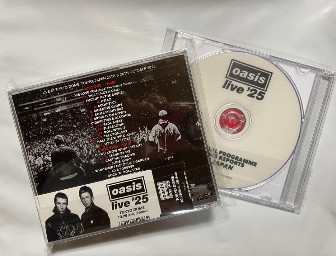 洋楽 oasis live'25 DEFINITIVE TOKYO DOME 2025