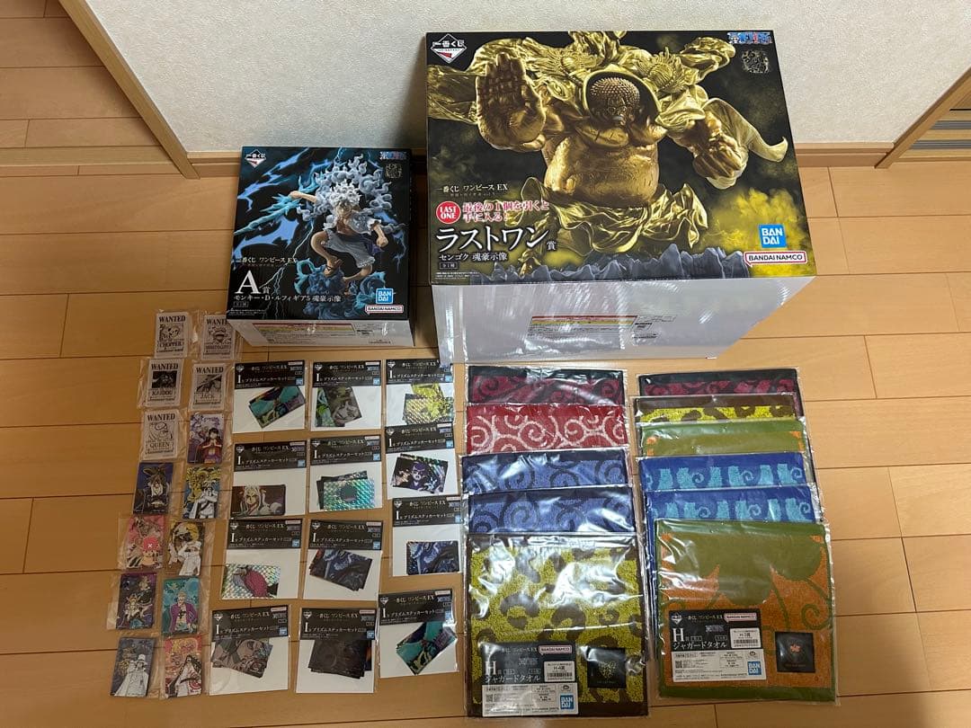 一番くじワンピースEX悪魔を宿す者達vol.3A賞、ラストワン、G賞、H賞、I賞