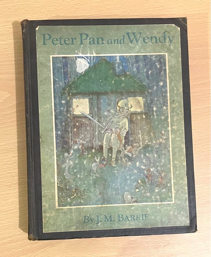 SALE！No.193 アンティーク　古書 洋書 絵本 ピーター・パン