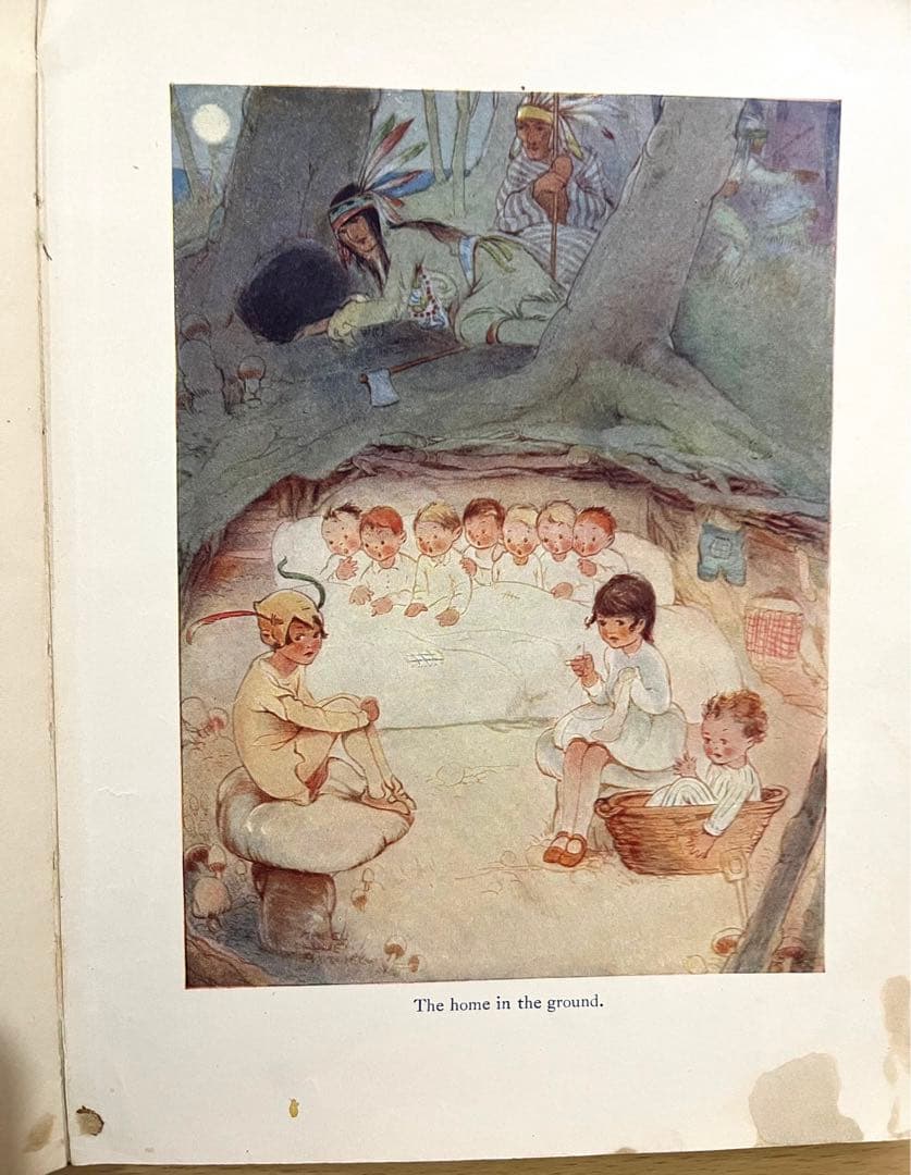 SALE！No.193 アンティーク　古書 洋書 絵本 ピーター・パン