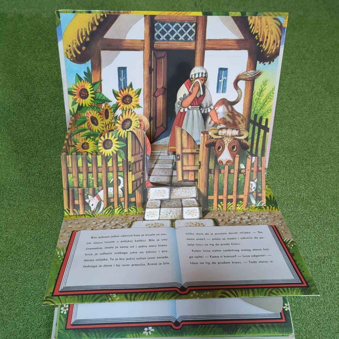 チェコの仕掛けヴィンテージ絵本　ジャックと豆の木