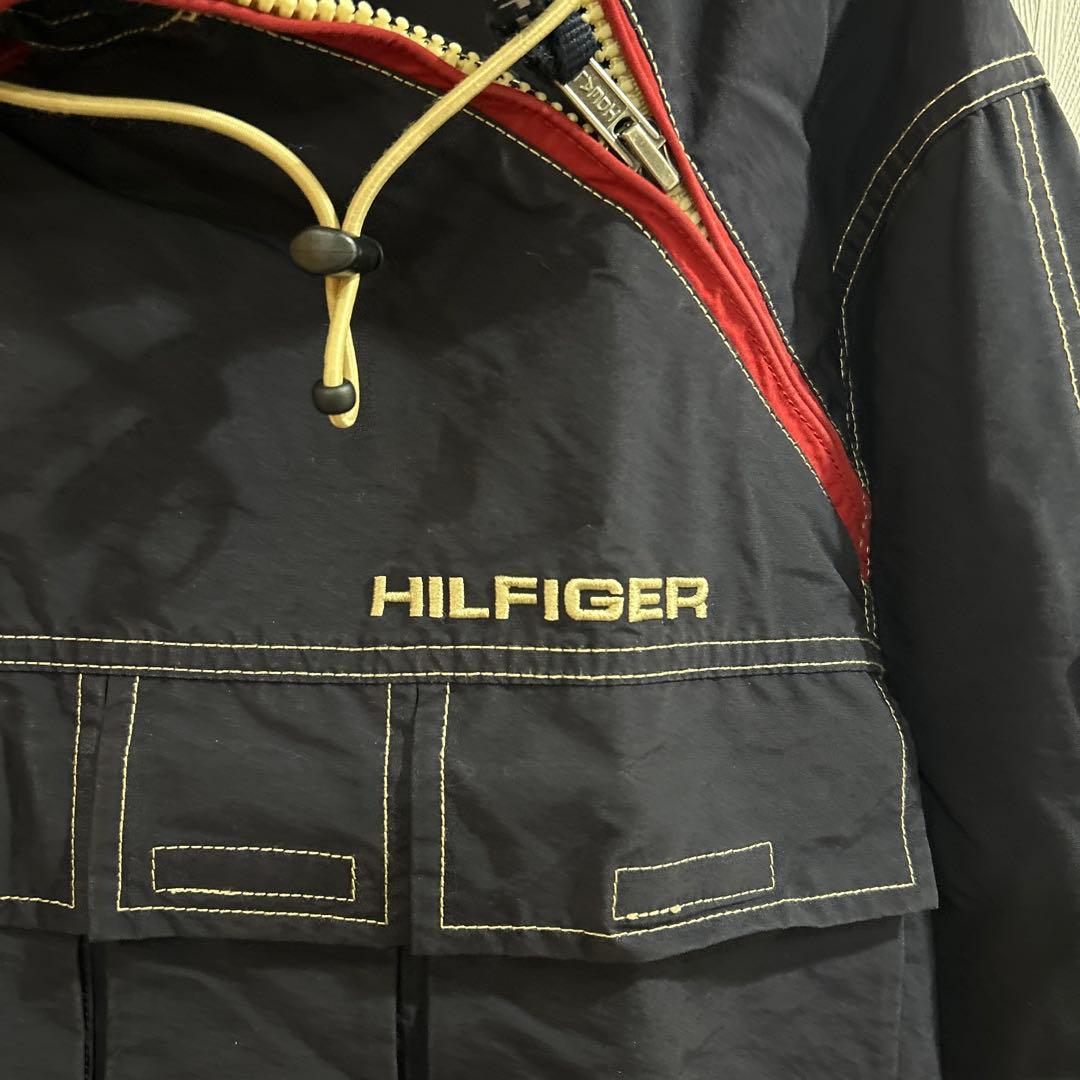  90s ナイロンジャケット ネイビー/レッド