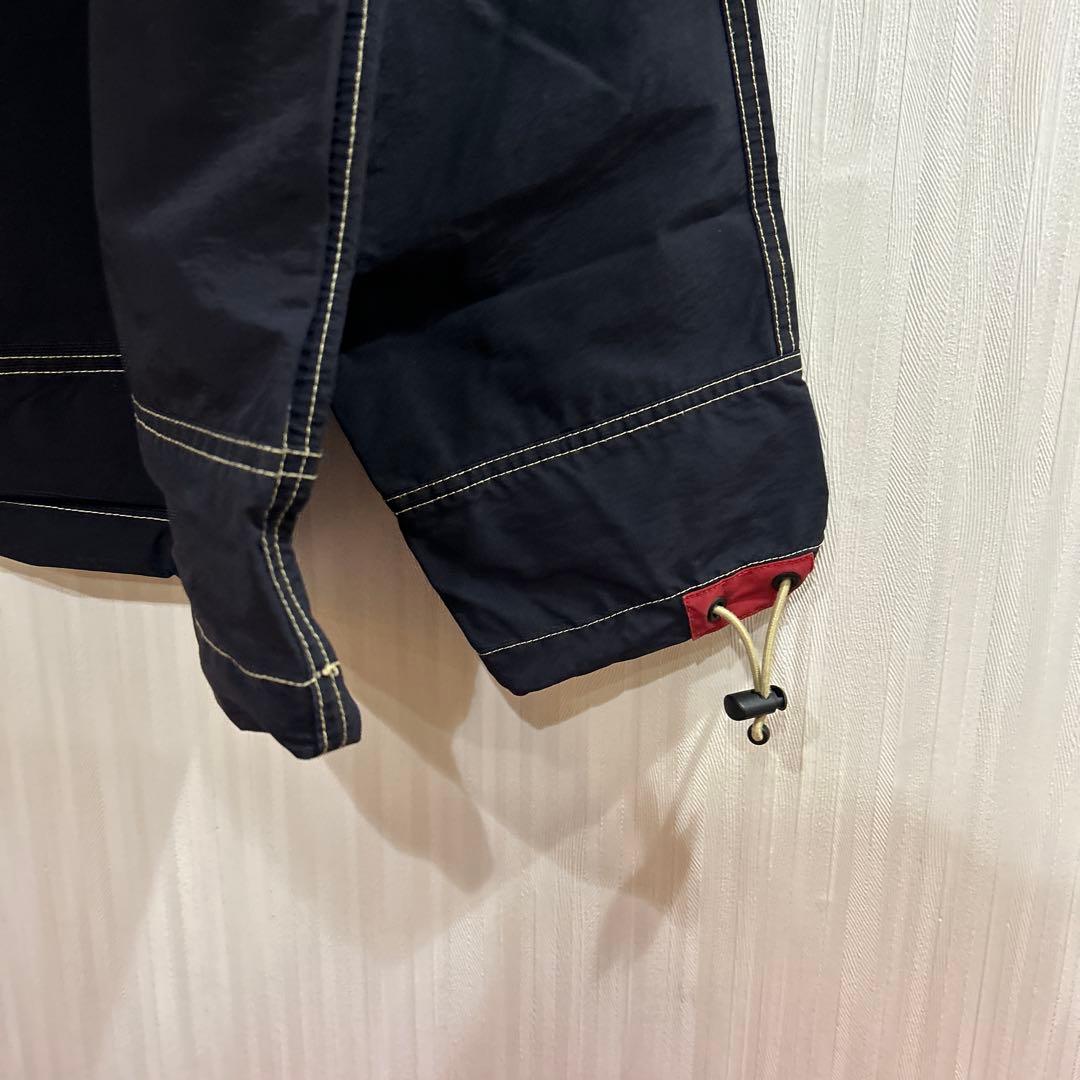  90s ナイロンジャケット ネイビー/レッド