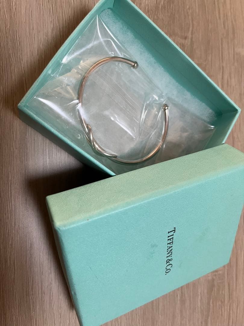 【美品】 TIFFANY&Co. インフィニティ　 カフ　バングル　ティファニー