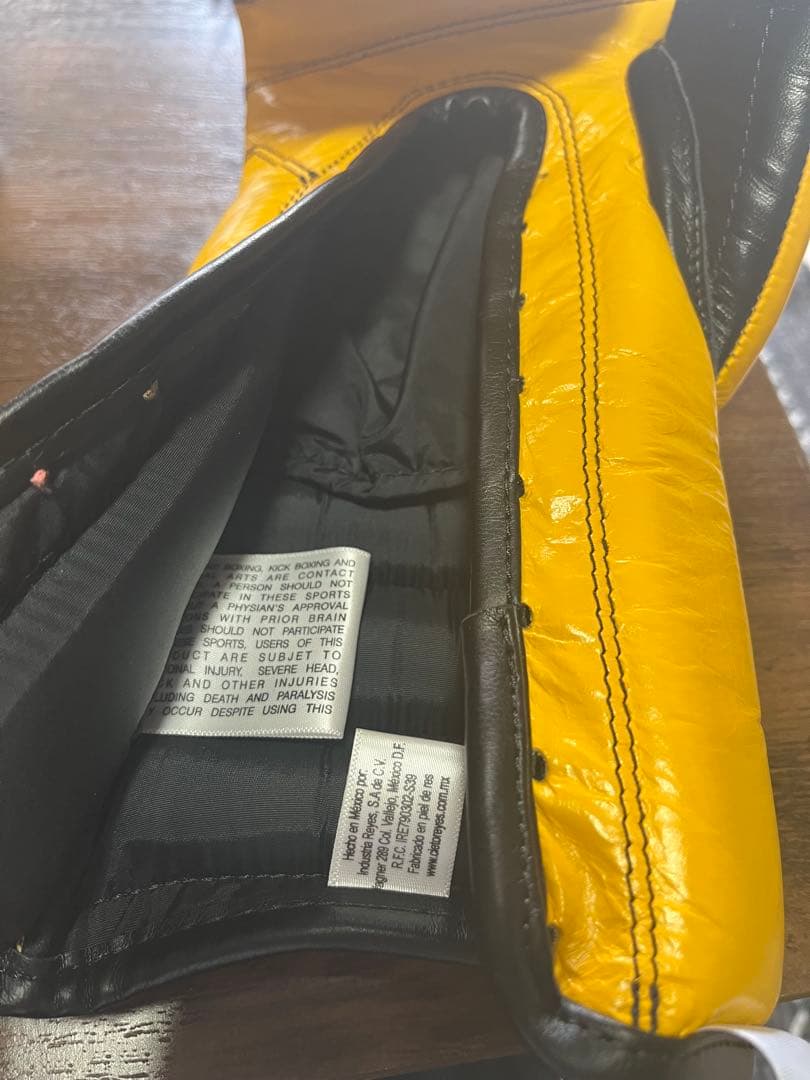 ★ REYES★ ボクシンググローブ★14oz★イエロー★