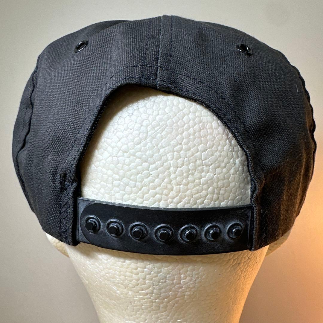 希少 USA製 80s 90sデッドストック ロープ キャップ 企業ロゴ