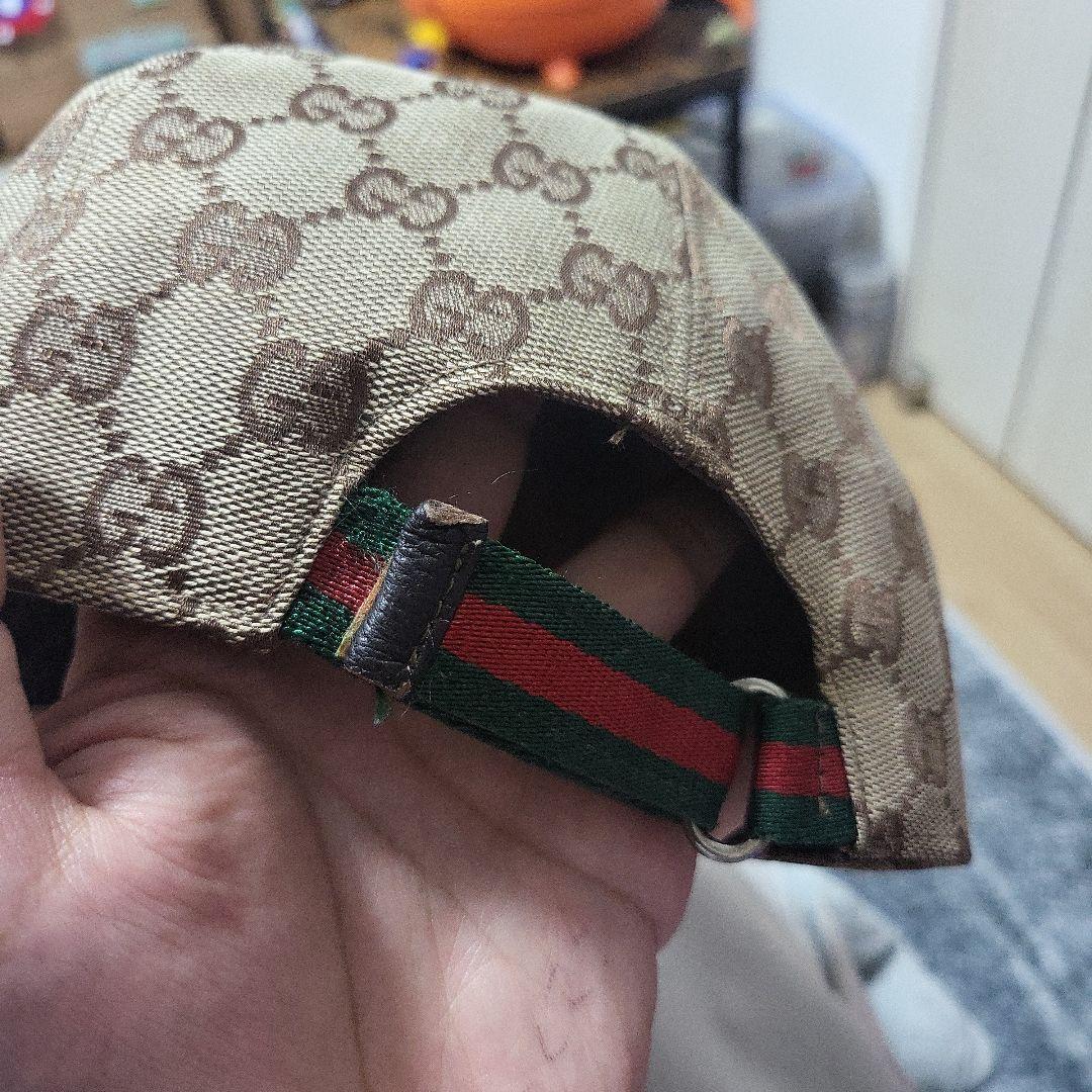 ゲ*ロ様 GUCCI　ベースボールキャップ　中古品　グッチ