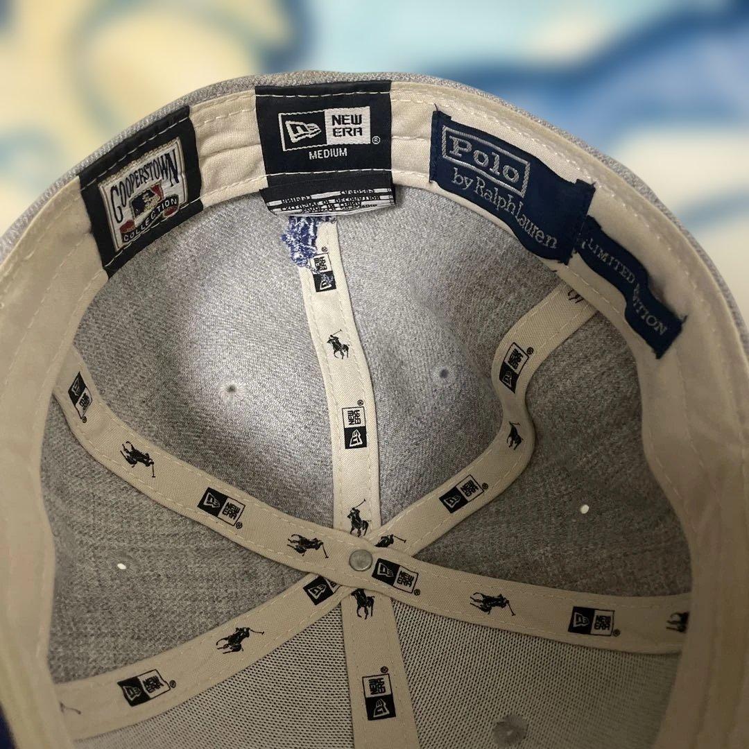 LA Dodgers Polo キャップ グレー M