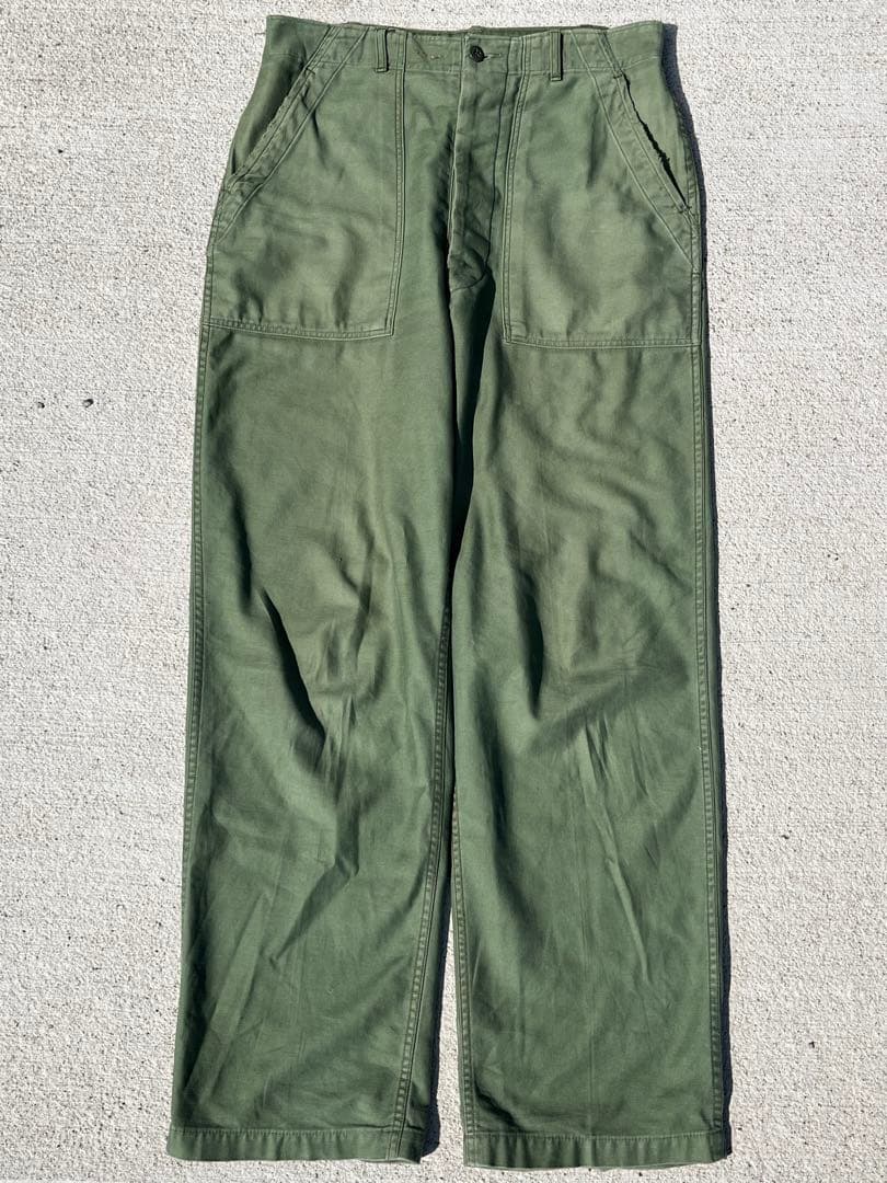 60s ベイカーパンツ　サイドアジャスター　og107　ミリタリー 初期ベイカー