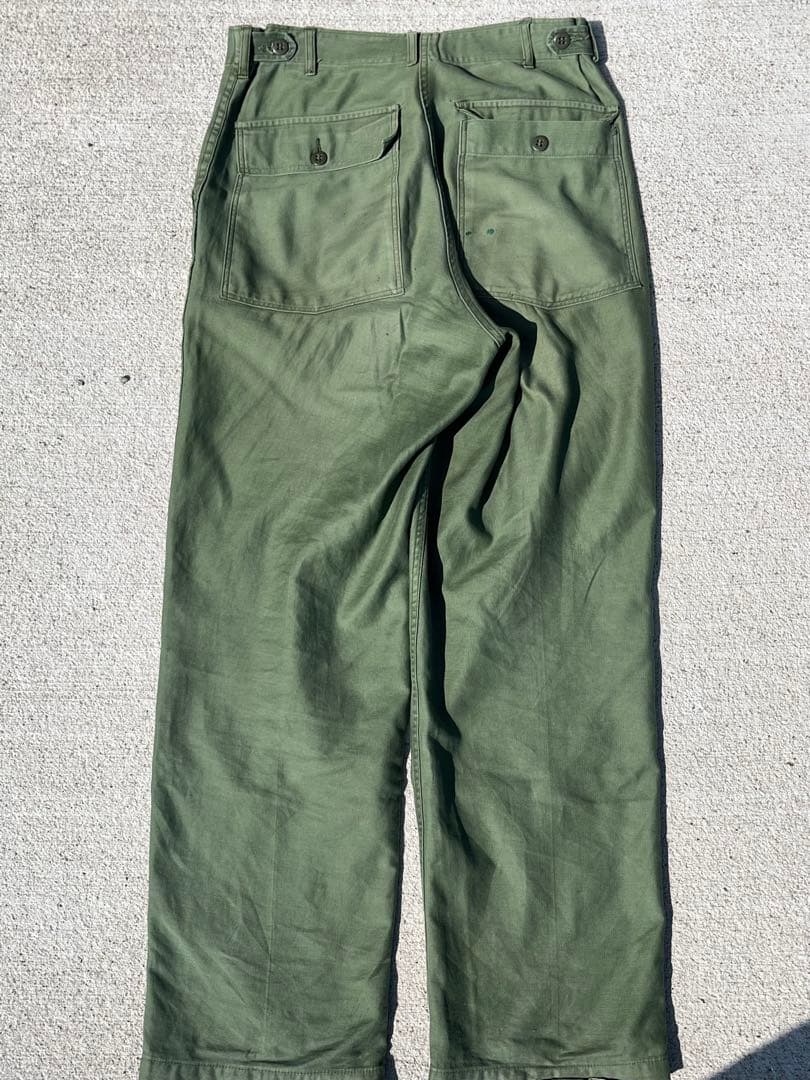 60s ベイカーパンツ　サイドアジャスター　og107　ミリタリー 初期ベイカー