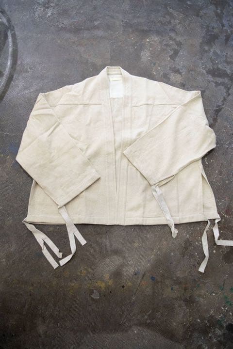 ANEI Side Slit Haori Big 羽織り　ノーカラージャケット