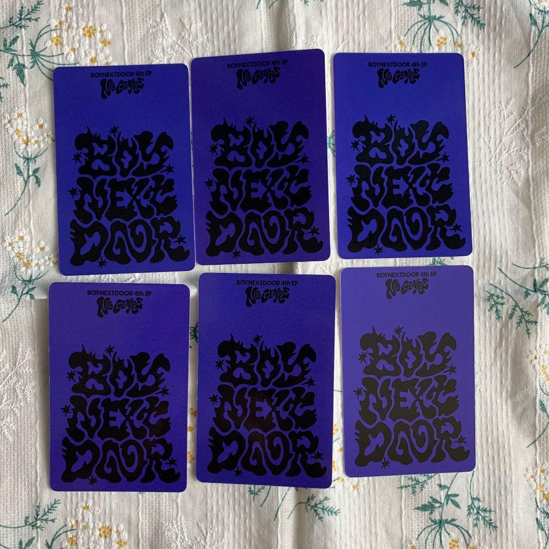 BOYNEXTDOOR US限定 No Genre Target トレカ 6枚