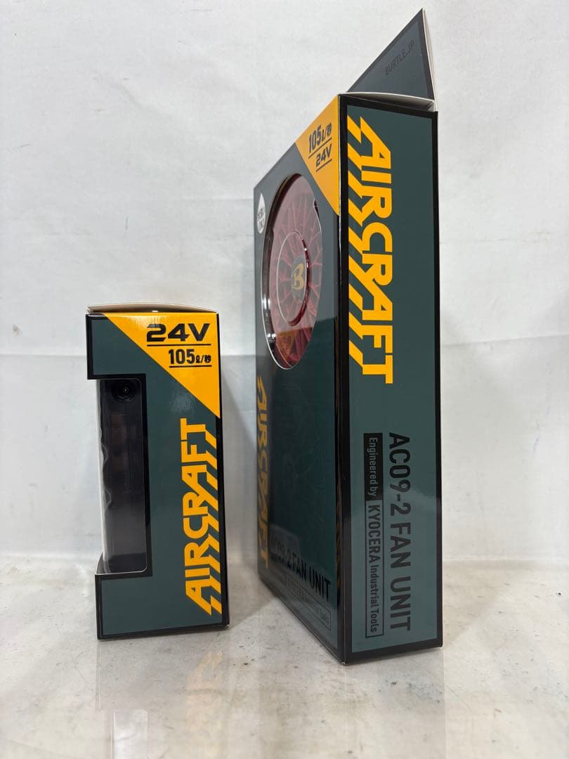 バートル 2025 エアークラフト 24V バッテリー2個セット ファンユニット