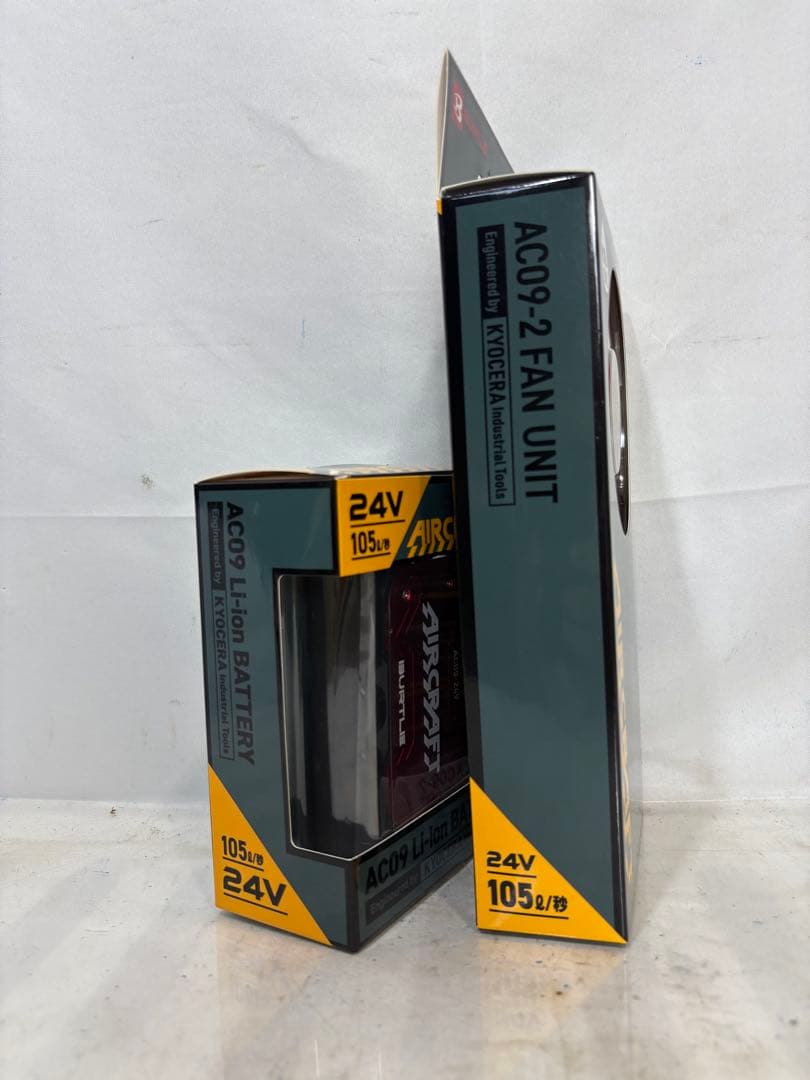 バートル 2025 エアークラフト 24V バッテリー2個セット ファンユニット
