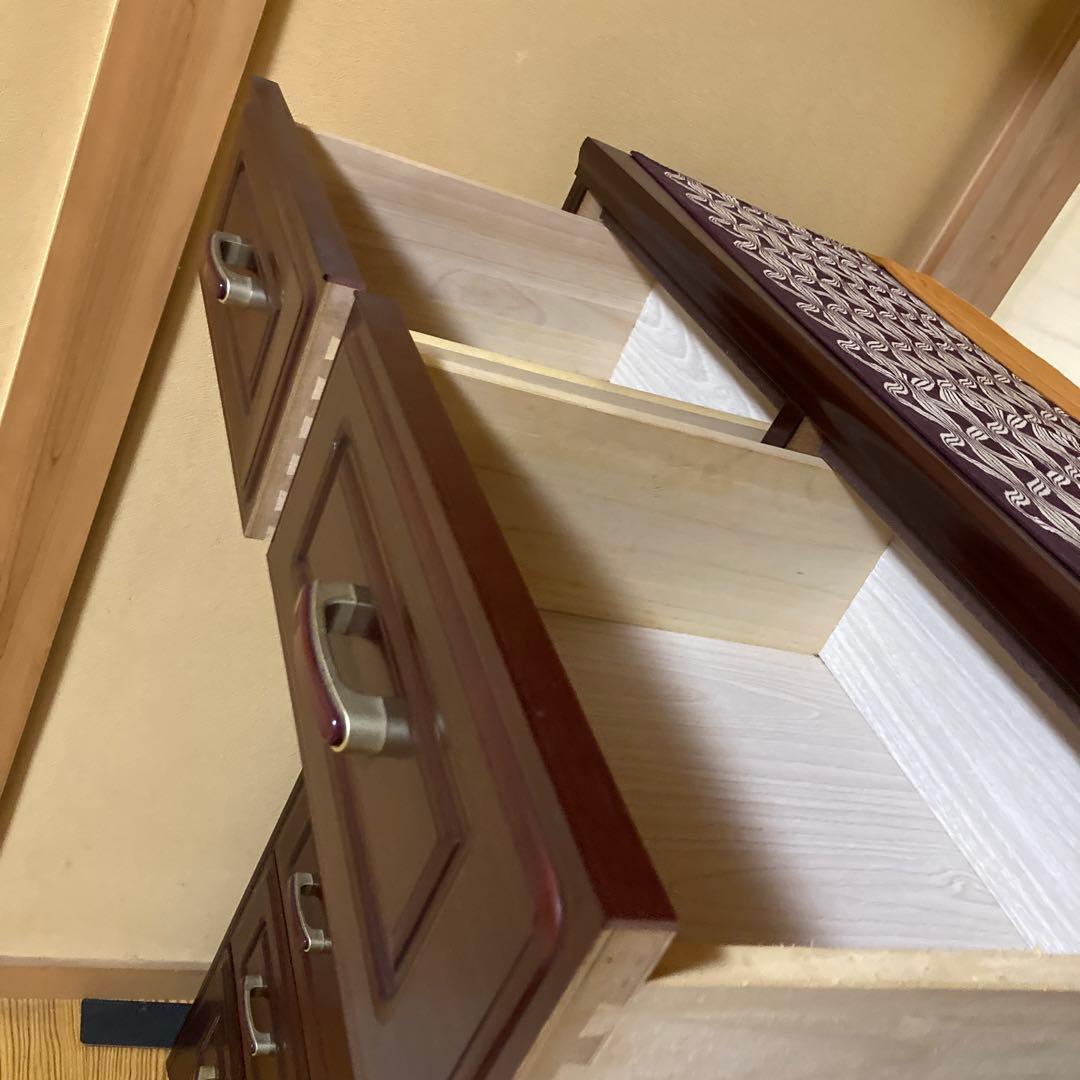 木製整理ダンス（チェスト）7段