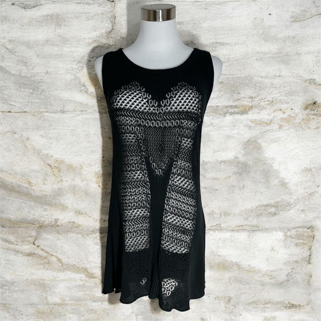 ジャンポールゴルチエ ノースリーブチュニック 綿100％ 日本製