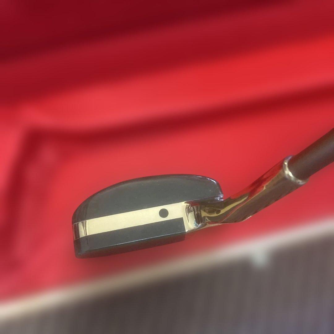 【希少】新品未使用 Deity 天然翡翠(ひすい) パター 木箱入り ゴルフ