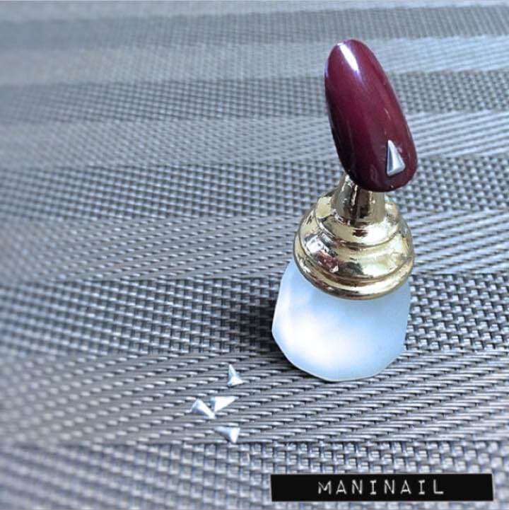 ▶︎ロングトライアングルスタッズ/シルバー