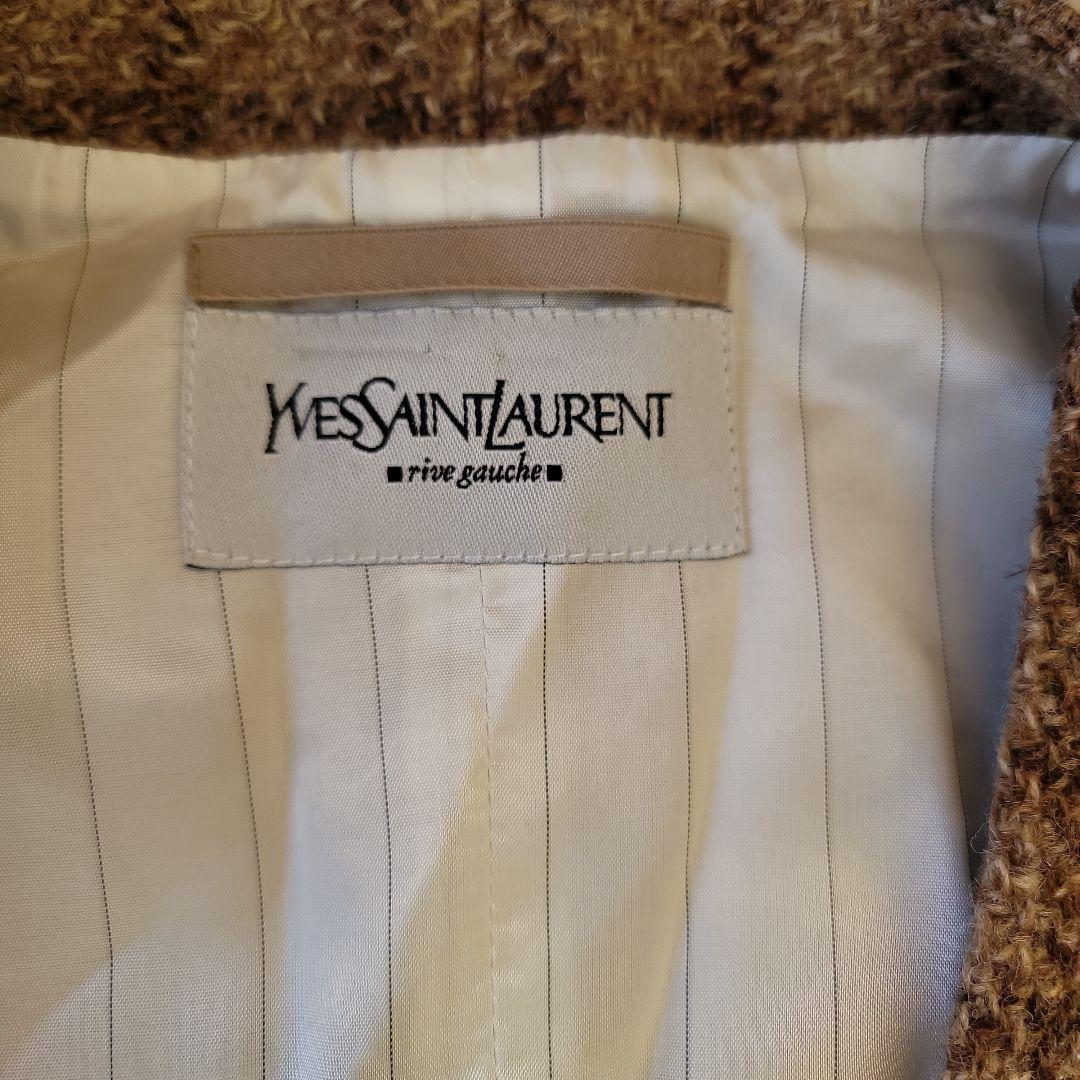 Yves Saint Laurent チェック柄ベスト