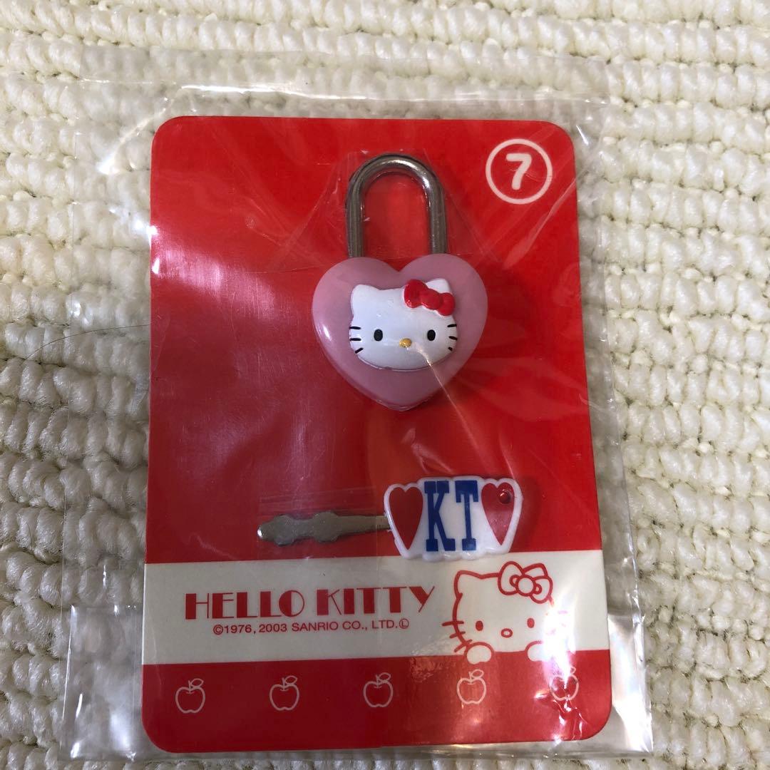 コンプリート　ハローキティちゃん　カバヤ　南京錠　コンプリートセット　鍵