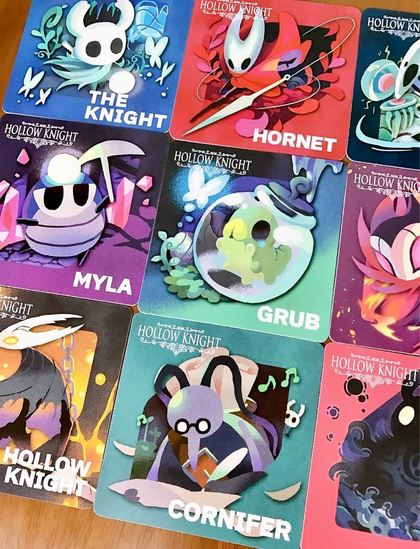 ゲーマー焼き GiGO渋谷 Hollow Knight コースター 12枚セット