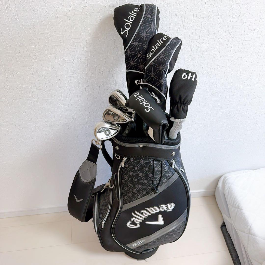 き【ほぼ未使用】Callaway Solaire レディース クラブセット