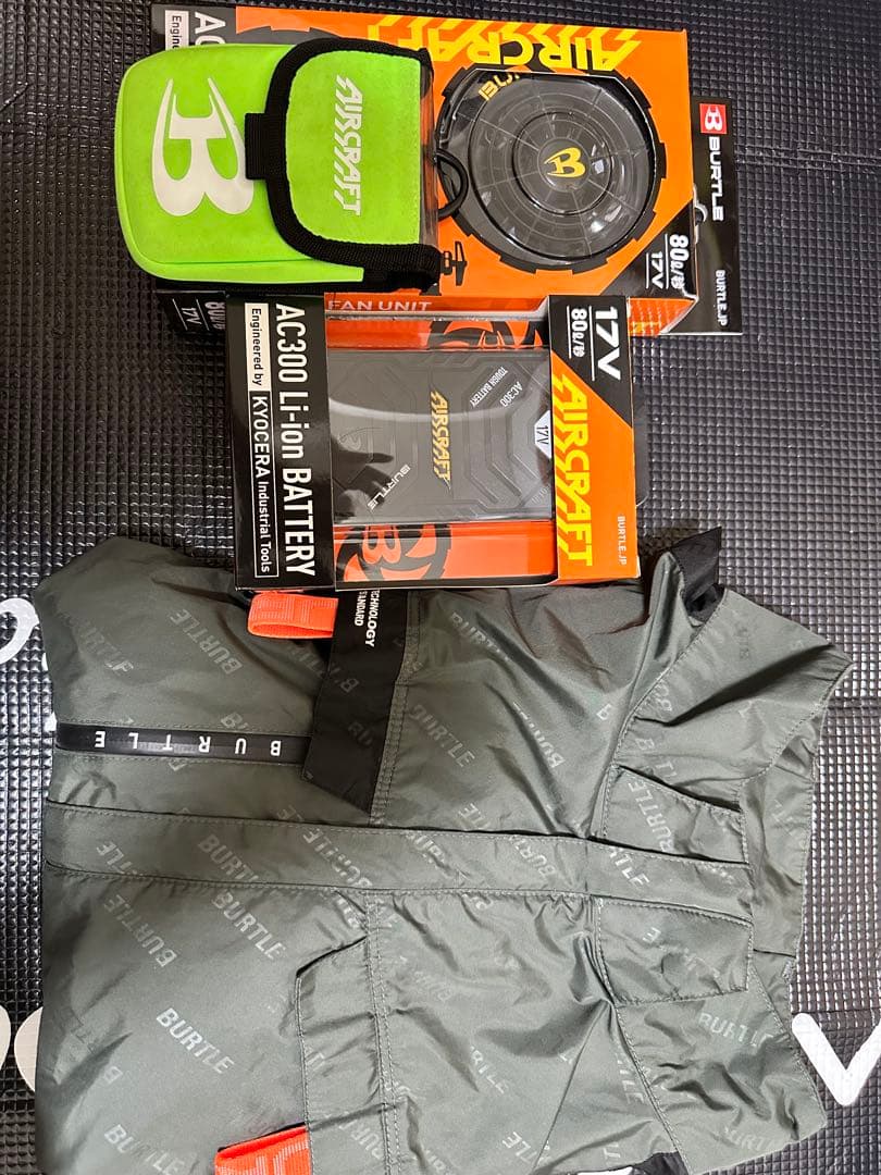 空調服セットバートルBurtle 17v 松本景介専用